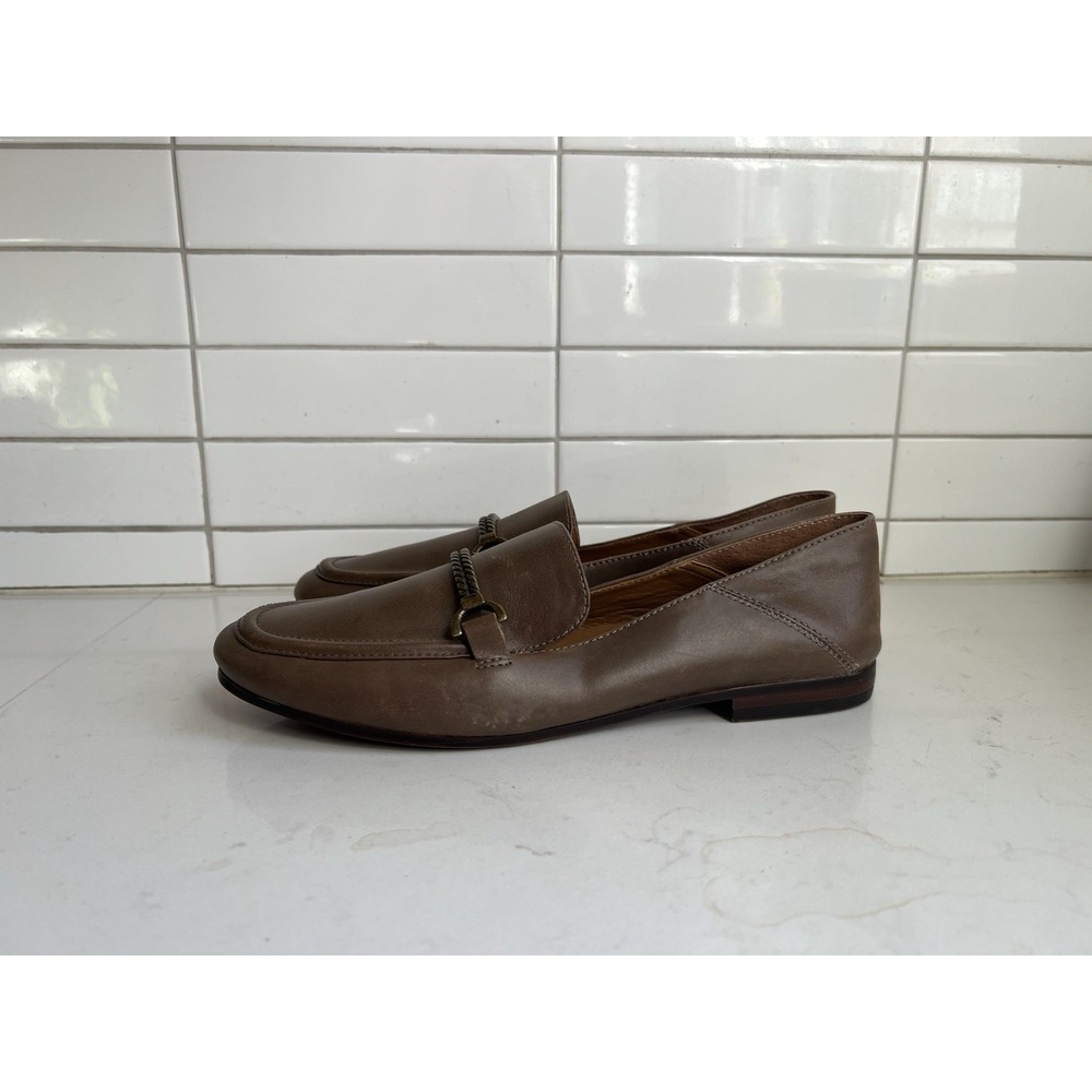 Patricia Nash Leather Loafers Flats Brown Women's 8M Designer Quiet Luxury - Picture 2 of 8